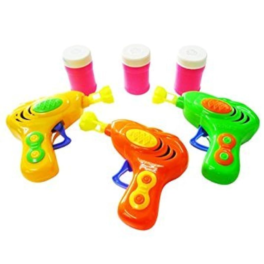 バブルガン 12個セット Amazon.co.jp: シャボン玉 ふわふわバブルガン 12入り / お